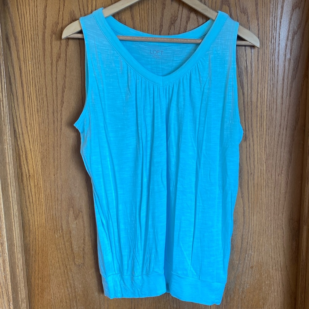 Loft tank top, M, mint green
